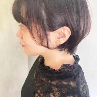 ショート カラー ヘアアレンジ stylist/蛯谷 珠里のヘアスタイル