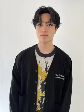 メンズ nelke/レイヤー 立川/ブリーチのヘアスタイル