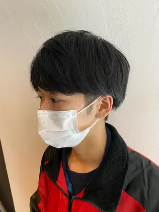 ミディアム メンズ 柳澤 和也のヘアスタイル