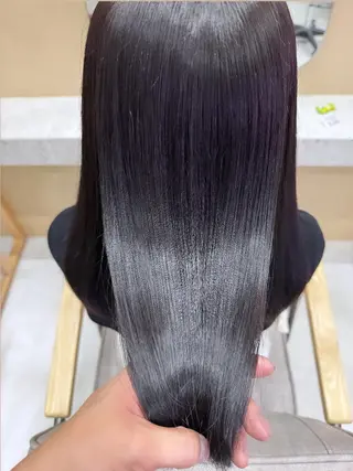 セミロング カラー ヘアアレンジ ✨艶髪✨ 吉田誠のヘアスタイル