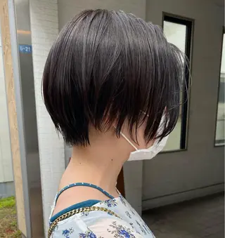 ショート ボブ/ショート 田中夕子のヘアスタイル