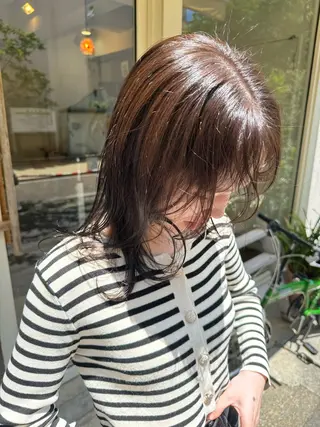 カラー MOK大阪梅田店 Asahiのヘアスタイル