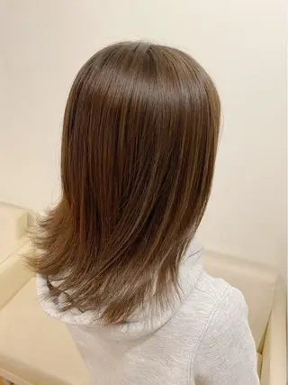 ミディアム カラー 石井 佑樹のヘアスタイル