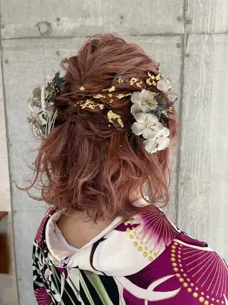 ヘアアレンジ 女性に人気♪ はやしほのかのヘアスタイル