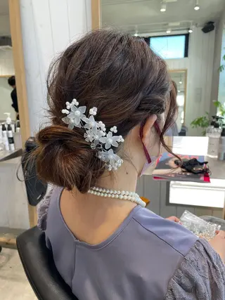 ヘアアレンジ ヒロミ/アレンジ/ アンニュイ/透け感のヘアスタイル