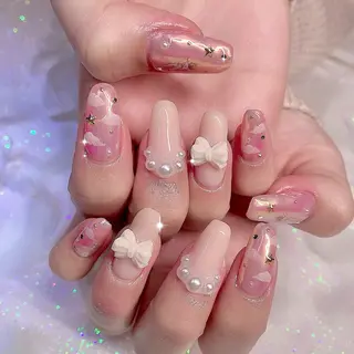 ネイル シェアサロンLei.g(レイジー)所属・3Dアートネイル💗 都築レナのネイルデザイン