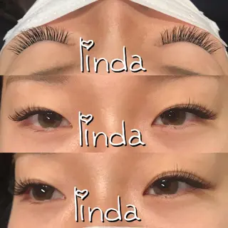 マツエク・マツパ linda lashesのマツエク・マツパデザイン