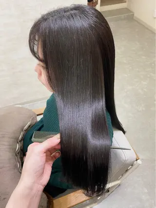 ロング 髪質改善&ヘアケア 永山若奈のヘアスタイル