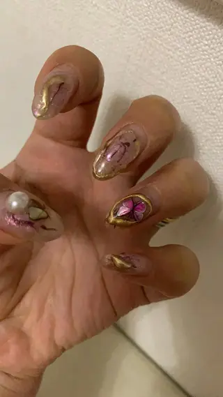 ネイル 🦋ネイルサロン ブラン🌈ゆりのネイルデザイン