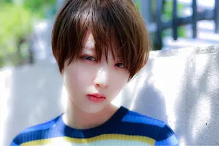 ショート カラー 永田 崇のヘアスタイル