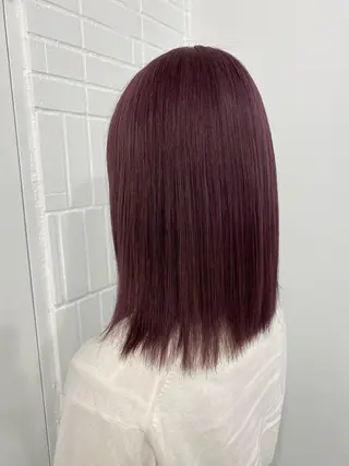 セミロング レイヤー/ハイトーン 🧸SENAのヘアスタイル