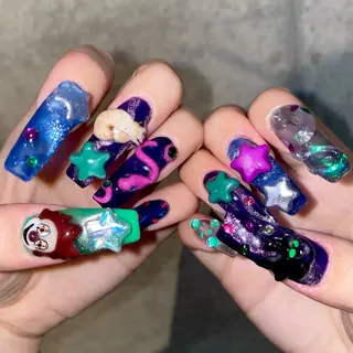 ネイル 🐕‍🦺Yappy 💗A-tanのネイルデザイン