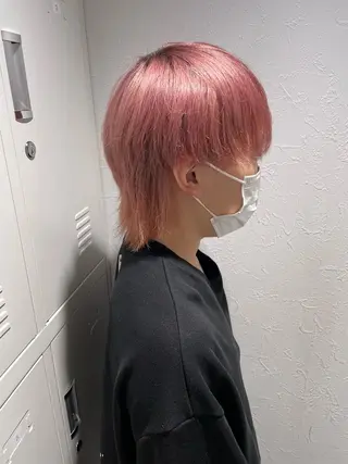 ショート カラー パーマ ヘアアレンジ メンズ キッズ ネイル マツエク・マツパ スパイキー/フェザー /波巻き/かいとのヘアスタイル