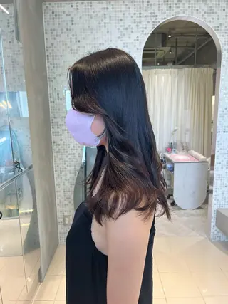 ロング 韓国ヘア/耳ツボジュ エリー♡ayumuのヘアスタイル