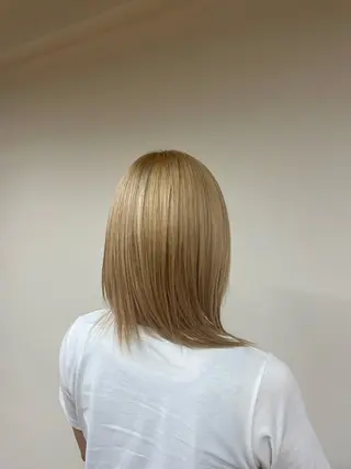 セミロング cuore/ みく/艶カラーのヘアスタイル