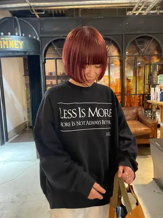 ショート 増井 歩夢のヘアスタイル