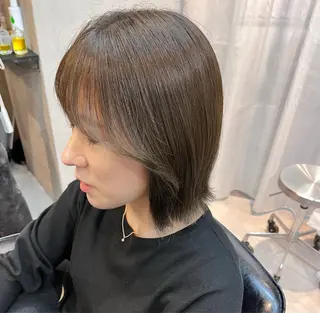 ミディアム カラー 韓国系/ダブルカラー /トグチリンカのヘアスタイル