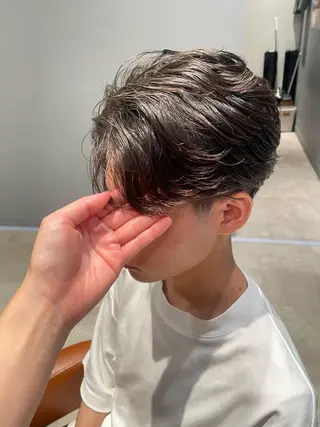 メンズ 安藤萌栞 ／カットモデル募集のヘアスタイル