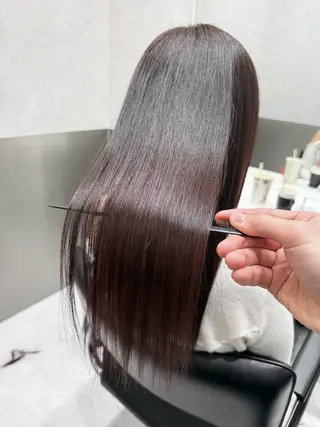 ロング カラー 美髪職人あお🦕 髪質改善｜原宿のヘアスタイル