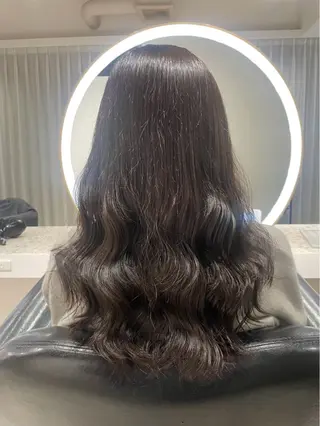 セミロング カラー CIEL別府店所属・CIEL 菜々香のヘアスタイル