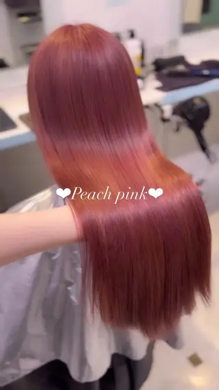 ロング カラー 🎀愛されピンク ラベンダー💜ゆいのヘアスタイル