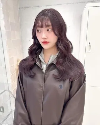 ロング 🎀韓国/艶髪/暗髪 🎀 柚月🫧立川駅のヘアスタイル