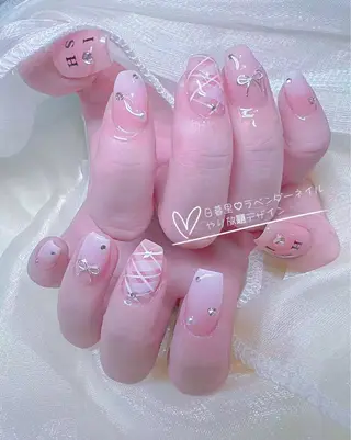 ネイル ラベンダー💖日暮里 ルル💖ネイルのネイルデザイン