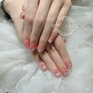 ネイル 💎CC・NaNa 韓国風ネイル🌙Cのネイルデザイン