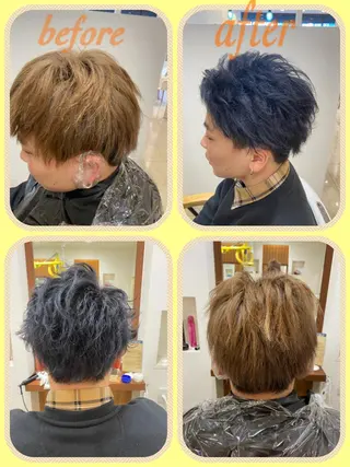 ショート 横浜/反町フジサキ ハヤトメンズ特化のヘアスタイル