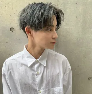 パーマ メンズ メンズ特化⚜️ 藤原あずさのヘアスタイル