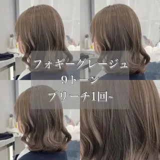 ロング カラー ヘアアレンジ トレンドモテカラー 🩷色落ちまで可愛くのヘアスタイル