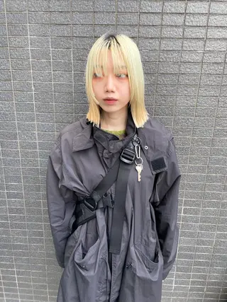 ミディアム カラー パーマ ヘアアレンジ メンズ キッズ ネイル マツエク・マツパ アイブロウ tatsumi/ボブ ウルフ/レイヤーのヘアスタイル