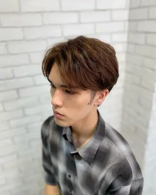 ショート カラー メンズ ヨシダ フミノリのヘアスタイル