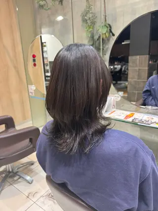 ミディアム 仲田 慶貢のヘアスタイル