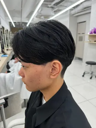 ショート パーマ メンズ 【メンズ縮毛矯正】 田中秀斗のヘアスタイル