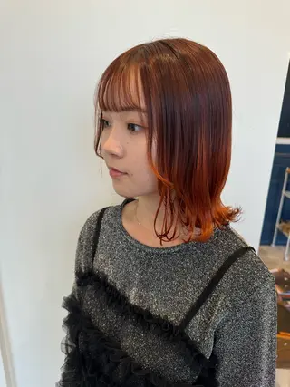 ミディアム lag by  シゲルカットクラブ　神田久志本店所属・清原 佳乃のヘアスタイル
