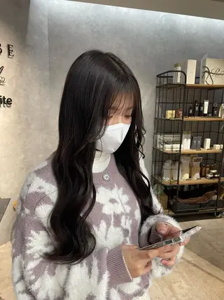 ミディアム Cielro【 シェイロ 】所属・Cielro/ダブル カラー/西田咲希のヘアスタイル