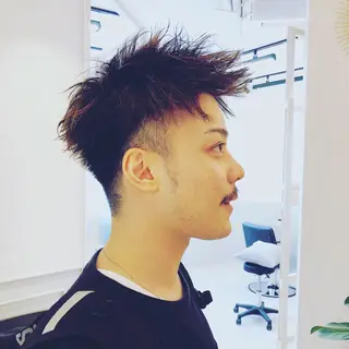 ショート パーマ メンズ 天野 涼のヘアスタイル