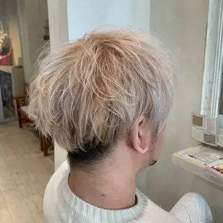 ショート カラー メンズ メンズ指名多数!! SiLO 田島のヘアスタイル