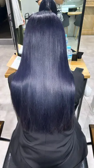 ロング カラー collet岩崎駿王 /ハイトーン/艶髪のヘアスタイル