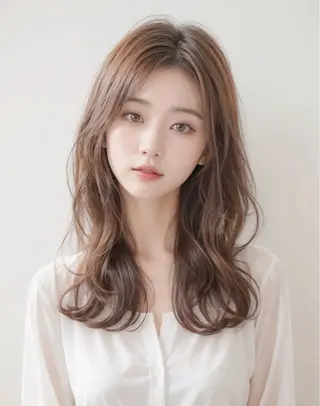 ロング 空 龍之介　カラー 特化/髪質改善/韓国のヘアスタイル