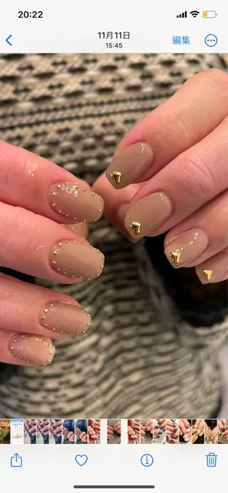 ショート m kaori𓃟のネイルデザイン