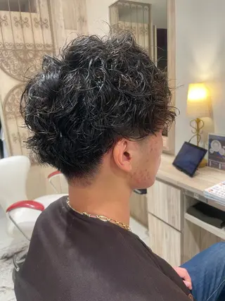 パーマ メンズ ナカタ ユウナのヘアスタイル