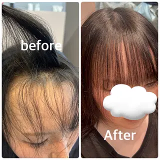 ミディアム パーマ カコ/レイヤーカット ヘアアレンジのヘアスタイル