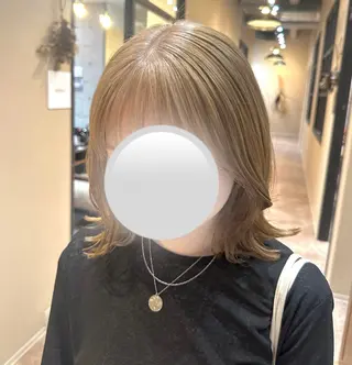 ミディアム カラー Sara newi 🎀透明感🎀のヘアスタイル