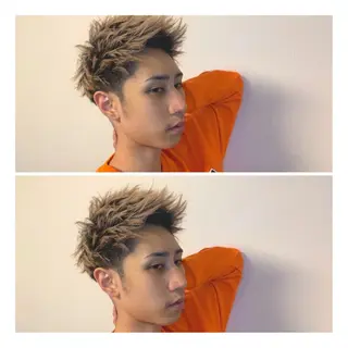 ショート ヘアアレンジ メンズ ange☞ soutaのヘアスタイル