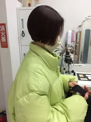 ショート 杏華 パーマ\ショートのヘアスタイル