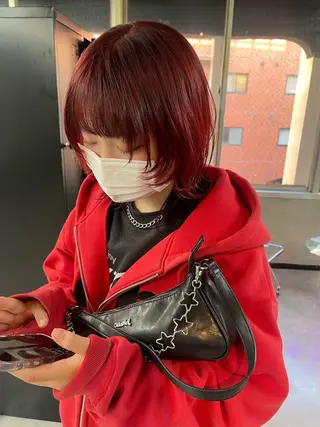 ミディアム 柏 ウルフ/レイヤー 田中佐和🐺のヘアスタイル