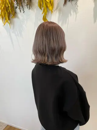 ミディアム éclat hair's BEAU group所属・福永 晋也のヘアスタイル