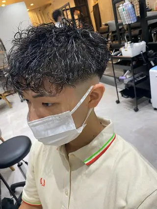 ショート パーマ メンズ Dxxxx III所属・女性目線の大人 メンズ*Ayakaのヘアスタイル